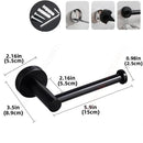 Premium Stainless Steel Bathroom Accessories - No Drill Installation