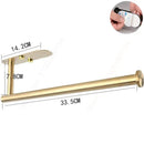 Premium Stainless Steel Gold Bathroom Accessories - No-Drill Installation