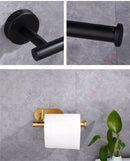 Premium Stainless Steel Bathroom Accessories - No Drill Installation