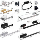 Premium Stainless Steel Bathroom Accessories - No Drill Installation