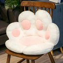 Almofada de Pelúcia Pata de Gato Decorativa para Casa