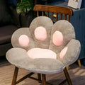 Almofada de Pelúcia Pata de Gato Decorativa para Casa
