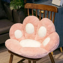 Almofada de Pelúcia Pata de Gato Decorativa para Casa