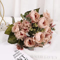 Arranjo de Flores Artificiais Rosas de Seda