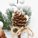 Arranjos de Natal Ornamentos Com Pinha