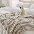 Cobertor Macio de Cama e Sofá Quente de Pelúcia