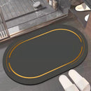 Tapete de Banheiro Antiderrapante Absorvente Premium