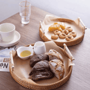 Luxury Wicker Decorative Tray with Handles