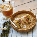 Luxury Wicker Decorative Tray with Handles