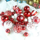 Bolas de Natal Sortidas - Kit com 44 Unidades