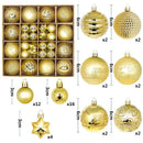 Bolas de Natal Sortidas - Kit com 44 Unidades