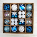 Bolas de Natal Sortidas - Kit com 44 Unidades