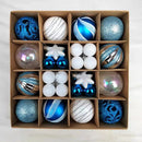 Bolas de Natal Sortidas - Kit com 44 Unidades