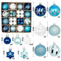 Bolas de Natal Sortidas - Kit com 44 Unidades