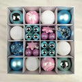 Bolas de Natal Sortidas - Kit com 44 Unidades
