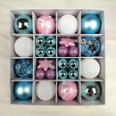 Bolas de Natal Sortidas - Kit com 44 Unidades