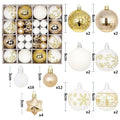 Bolas de Natal Sortidas - Kit com 44 Unidades