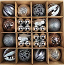 Bolas de Natal Sortidas - Kit com 44 Unidades