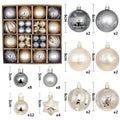 Bolas de Natal Sortidas - Kit com 44 Unidades