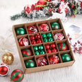 Bolas de Natal Sortidas - Kit com 44 Unidades