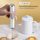 Batedor Misturador Elétrico Portátil para Bebidas, Leite, Café