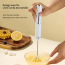 Batedor Misturador Elétrico Portátil para Bebidas, Leite, Café
