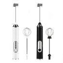 Batedor Misturador Elétrico Portátil para Bebidas, Leite, Café