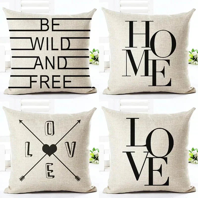 Capa para Almofadas Decorativas com Estampas Modernas