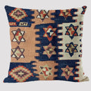 Capa para Almofadas em Linho com Estilo Boho e Formas Geométricas