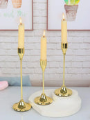 Castical Dourado Estilo Europeu 3 Peças