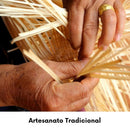Cesta Organizadora de Palha Estilo Rattan
