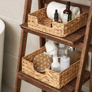 Cesta Organizadora de Palha Estilo Rattan
