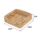 Cesta Organizadora de Palha Estilo Rattan