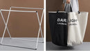 Large Laundry Basket with Three Foldable Compartments