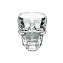 Skull-shaped glass for beverages
