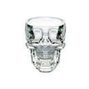 Skull-shaped glass for beverages