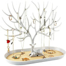 Jewelry Box with Tray in the Shape of a Deer with Antlers