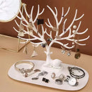Jewelry Box with Tray in the Shape of a Deer with Antlers