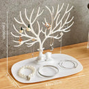 Jewelry Box with Tray in the Shape of a Deer with Antlers