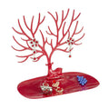 Jewelry Box with Tray in the Shape of a Deer with Antlers