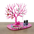 Jewelry Box with Tray in the Shape of a Deer with Antlers