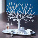 Jewelry Box with Tray in the Shape of a Deer with Antlers