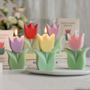 Scented Candle in Tulip Flower Shape