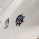 Decoração Para Casa Leme do Navio Artesanato De Madeira