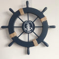 Decoração Para Casa Leme do Navio Artesanato De Madeira