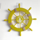 Decoração Para Casa Leme do Navio Artesanato De Madeira