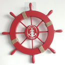 Decoração Para Casa Leme do Navio Artesanato De Madeira