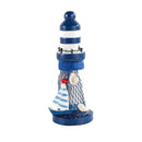 Decoração para Casa Mini Farol Marinho de Madeira
