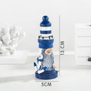 Decoração para Casa Mini Farol Marinho de Madeira