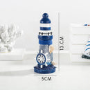 Decoração para Casa Mini Farol Marinho de Madeira